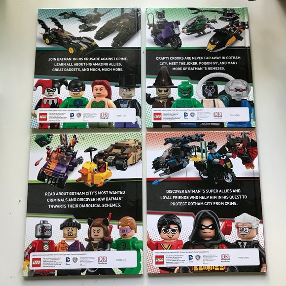 💚 2 for $20 💚 LEGO - DC Comics - Super Heroes Collection Set of x4 Hardcover - Picture 2 of 13